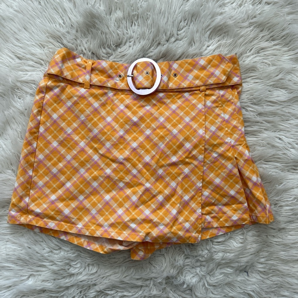 Plaid Urban Outfitters Skort